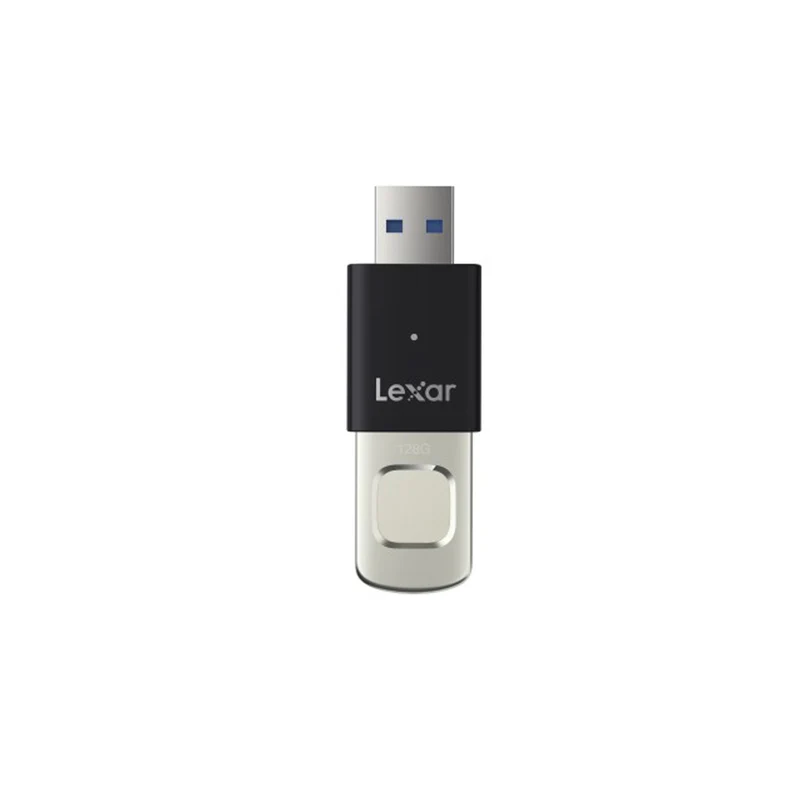 Lexar JumpDrive Fingerprint F35 PRO 128GB USB 3.2 Gen 1 Type-A 400MB/s Read Flash Drive (LJDF35P128G-RNBNG)