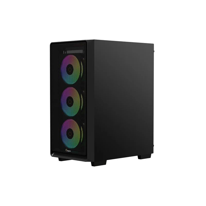 Ocypus Gamma C60 ARGB Mid-Tower Airflow Case with Grilles & ARGB Fans (Black, White)