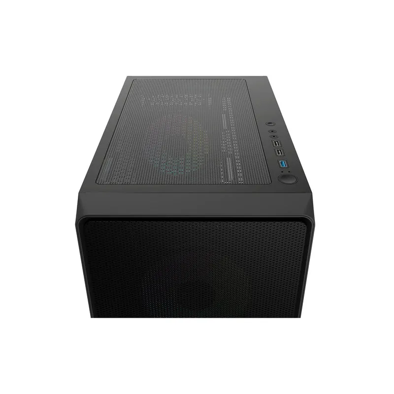 Ocypus Gamma C60 ARGB Mid-Tower Airflow Case with Grilles & ARGB Fans (Black, White)