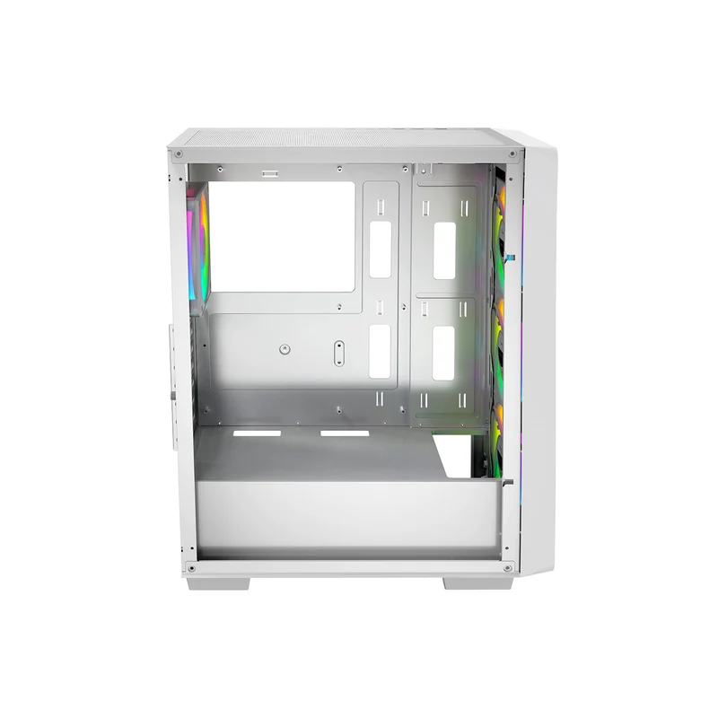 Ocypus Gamma C60 ARGB Mid-Tower Airflow Case with Grilles & ARGB Fans (Black, White)