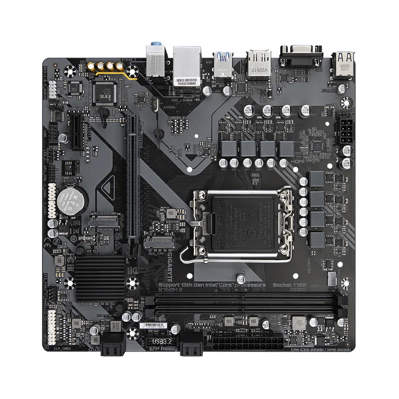 Gigabyte B760M E (rev. 1.0) DDR5 Intel UD Motherboard