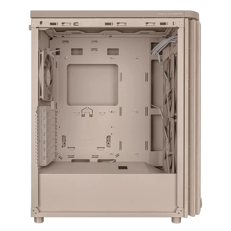 Asus ProArt PA401 Wood Ed. Tempered Glass Panel ATX PC Case (Beige)