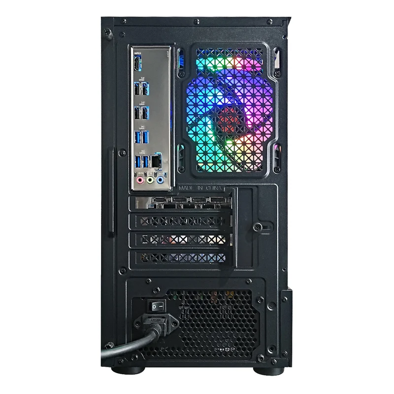 Alpha Reyna Black Desktop Gaming PC | Intel i5 14400F | 16GB RAM | 512GB SSD | RTX 4060 | Windows 11 Pro