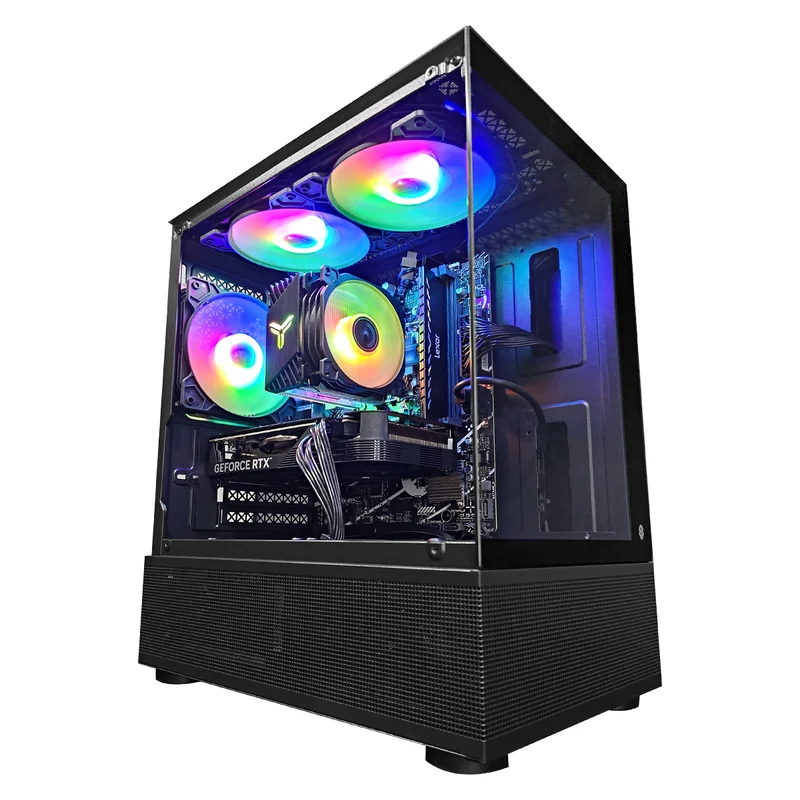 Alpha Reyna Black Desktop Gaming PC | Intel i5 14400F | 16GB RAM | 512GB SSD | RTX 4060 | Windows 11 Pro