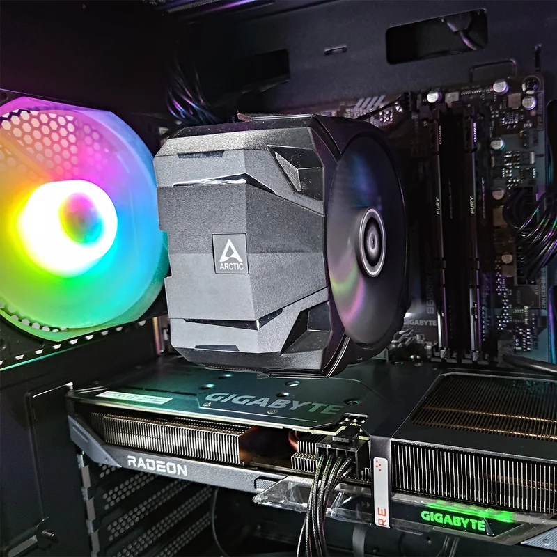 Sigma Uriel Black Desktop Gaming PC | AMD Ryzen 5 7500F | 32GB RAM | 1TB SSD | RX 9060 XT | Windows 11 Pro
