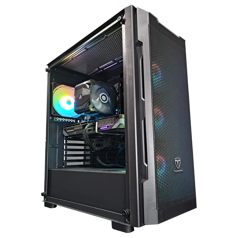 Sigma Uriel Black Desktop Gaming PC | AMD Ryzen 5 7500F | 32GB RAM | 1TB SSD | RX 9060 XT | Windows 11 Pro