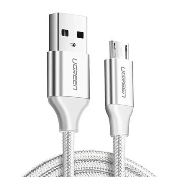 Ugreen USB-A to Micro USB Cable - 1m (White) (US290/60151)