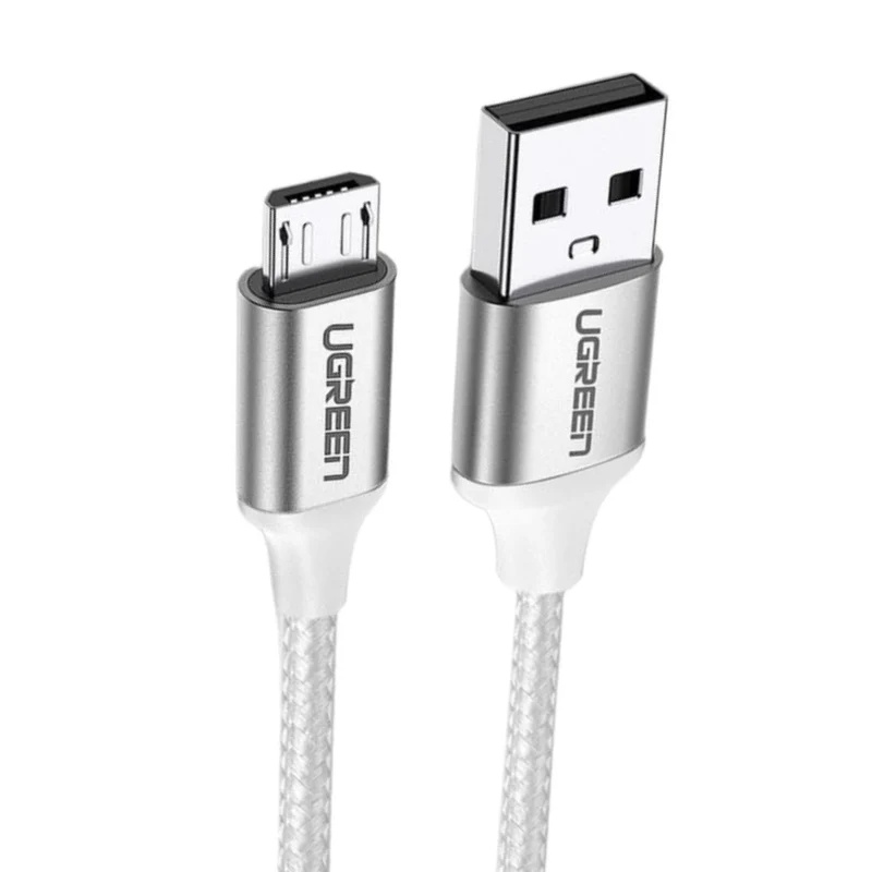 Ugreen USB-A to Micro USB Cable - 1m (White) (US290/60151)