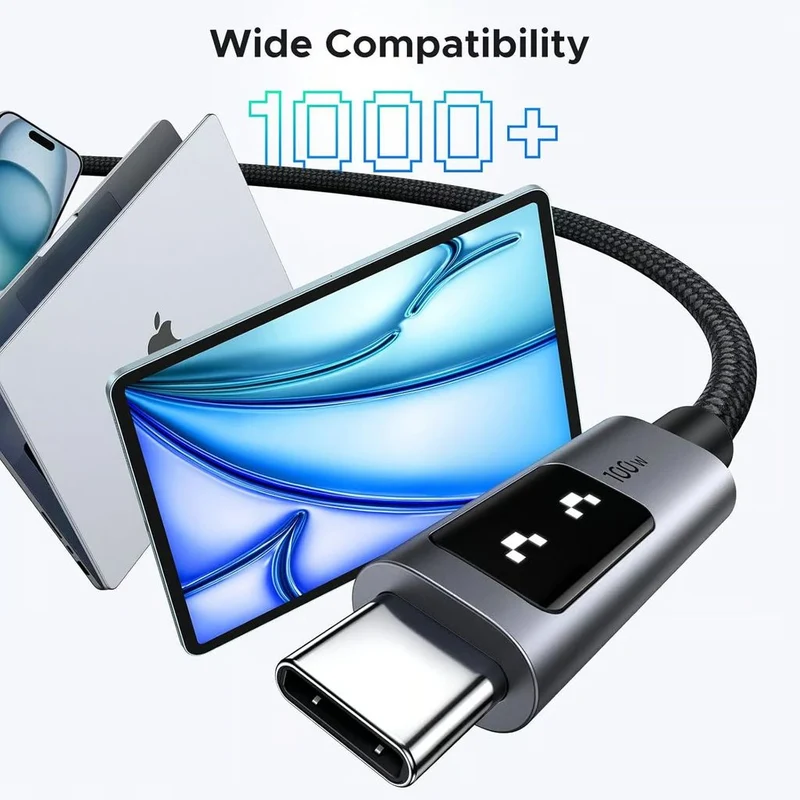 Ugreen Uno USB-C to USB-C PD 100W Fast Charging Cable - 3m (Black) (L509/35513)