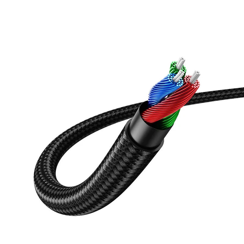 Ugreen 3.5mm Male to 3.5mm Male Angled Cable - 1M (Black) (AV112/50363)