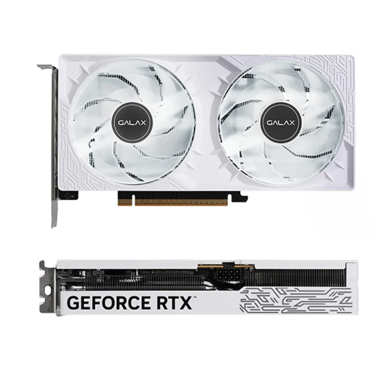 Galax RTX GeForce 5050 1-Click OC 8GB GDDR6 Graphics Card White (55NSL8MHCZBS)