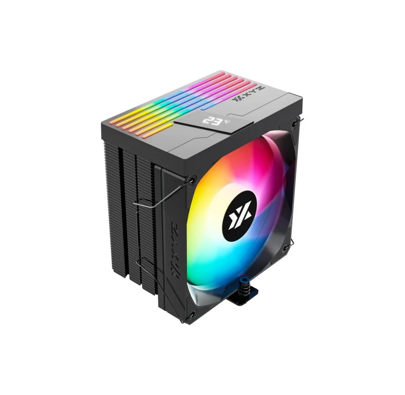 XYZ Thermax 6 Pulsar ARGB Performance Air Cooler (Black, White)