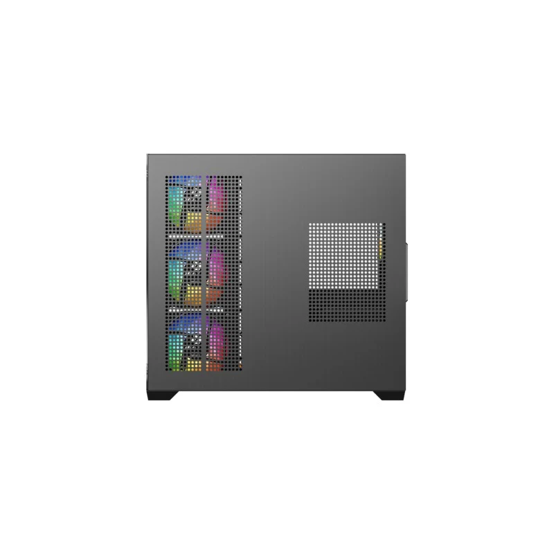 XYZ Tesseract X 50 ATX PC Case with 6 Pre-Installed 120mm ARGB Fans (Black) (X-CS-TESSERACTX50-B) (XYZ-SA-973)