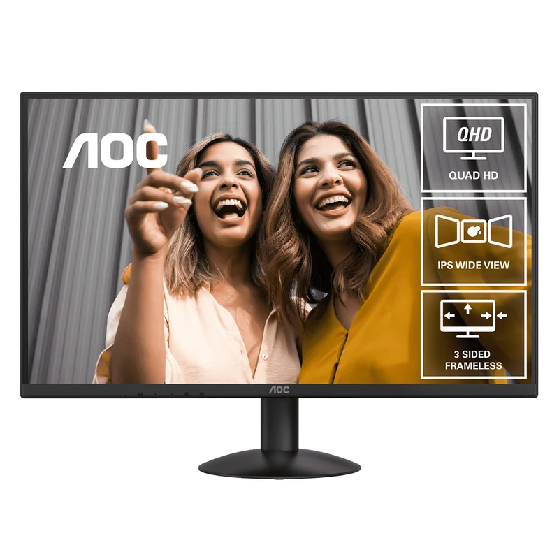 AOC Q27B30E/71 27" QHD (2560x1440) 75Hz 4ms GTG IPS Monitor With Tilt Adjustment