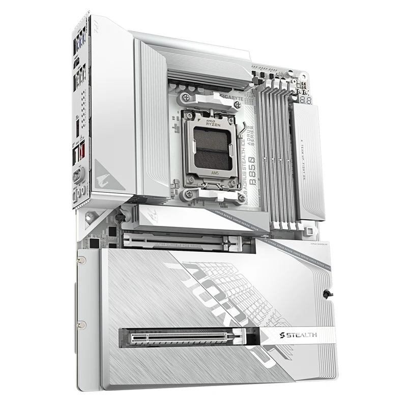Gigabyte B850 Aorus Stealth Ice DDR5 Gaming MotherBoard