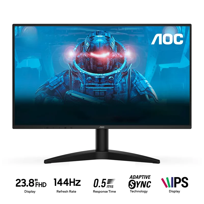 AOC 24B36X/71 23.8" FHD (1920x1080) 144Hz 4ms GTG / 0.5ms MPRT IPS Monitor with Tilt Adjustment