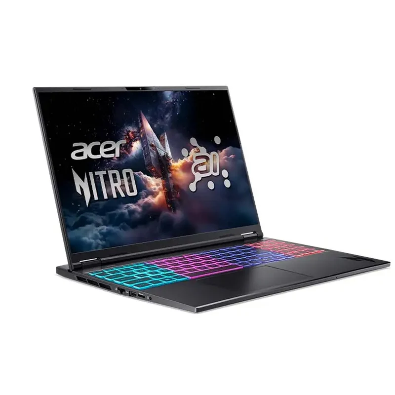 Acer Nitro 16S AI AN16S-61-R24N Gaming Laptop (Obsidian Black) | 16" WQXGA (2560x1600) 180Hz IPS | Ryzen AI 7 350 | 16GB RAM | 512GB SSD | RTX 5060 | Windows 11 Home | Acer VX15 Backpack