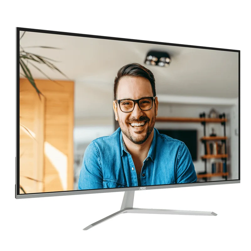 AOC U32V11N/71 31.5" UHD (3840x2160) 60Hz 4ms GTG VA Monitor with Tilt Adjustment (Black/Silver)