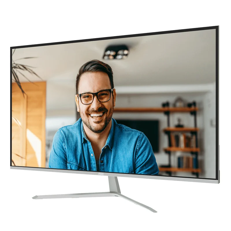 AOC U32V11N/71 31.5" UHD (3840x2160) 60Hz 4ms GTG VA Monitor with Tilt Adjustment (Black/Silver)
