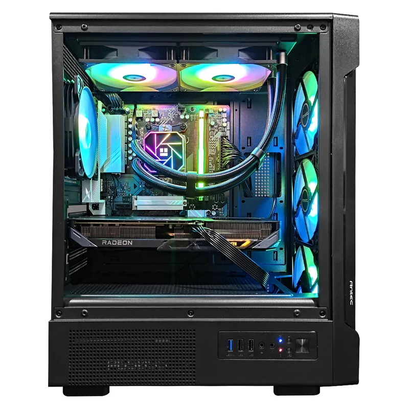 Sigma VX300M Black Desktop Gaming PC | Ryzen 5 7500F | 32GB RAM | 1TB SSD | RX 9060 XT | Windows 11 Pro