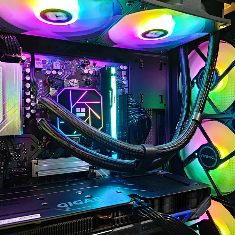 Sigma VX300M Black Desktop Gaming PC | Ryzen 5 7500F | 32GB RAM | 1TB SSD | RX 9060 XT | Windows 11 Pro