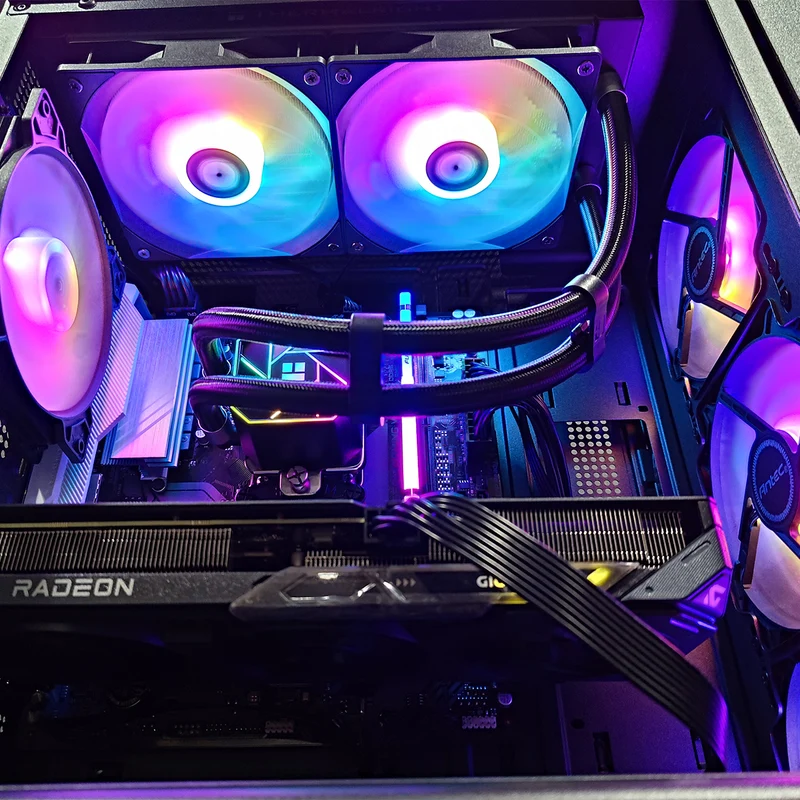 Sigma VX300M Black Desktop Gaming PC | Ryzen 5 7500F | 32GB RAM | 1TB SSD | RX 9060 XT | Windows 11 Pro
