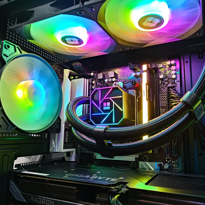 Sigma VX300M Black Desktop Gaming PC | Ryzen 5 7500F | 32GB RAM | 1TB SSD | RX 9060 XT | Windows 11 Pro