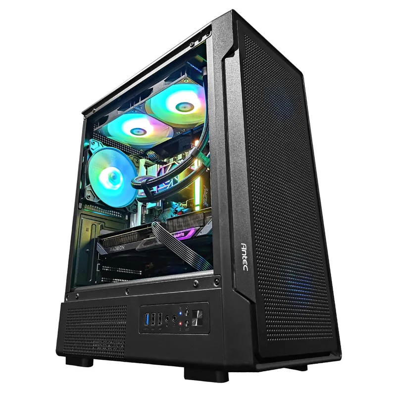 Sigma VX300M Black Desktop Gaming PC | Ryzen 5 7500F | 32GB RAM | 1TB SSD | RX 9060 XT | Windows 11 Pro