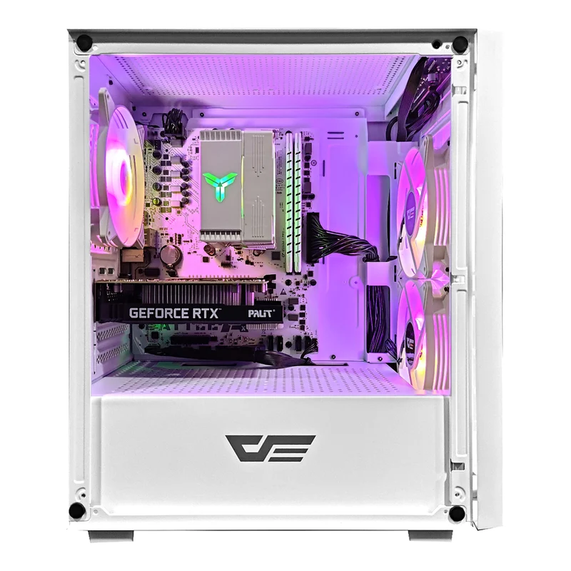 Alpha M305 White Desktop Gaming PC | AMD Ryzen 5 5500 | 16GB RAM | 512GB SSD | RTX 3050 | Windows 11 Pro