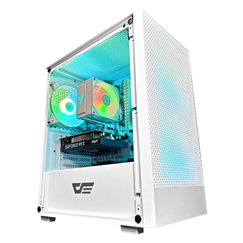 Alpha M305 White Desktop Gaming PC | AMD Ryzen 5 5500 | 16GB RAM | 512GB SSD | RTX 3050 | Windows 11 Pro