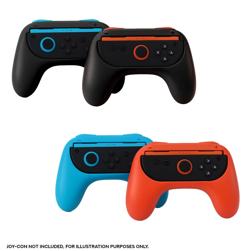 OIVO Controller Grip for Nintendo Switch 2 (IV-SW339) (Black, Blue/Orange)
