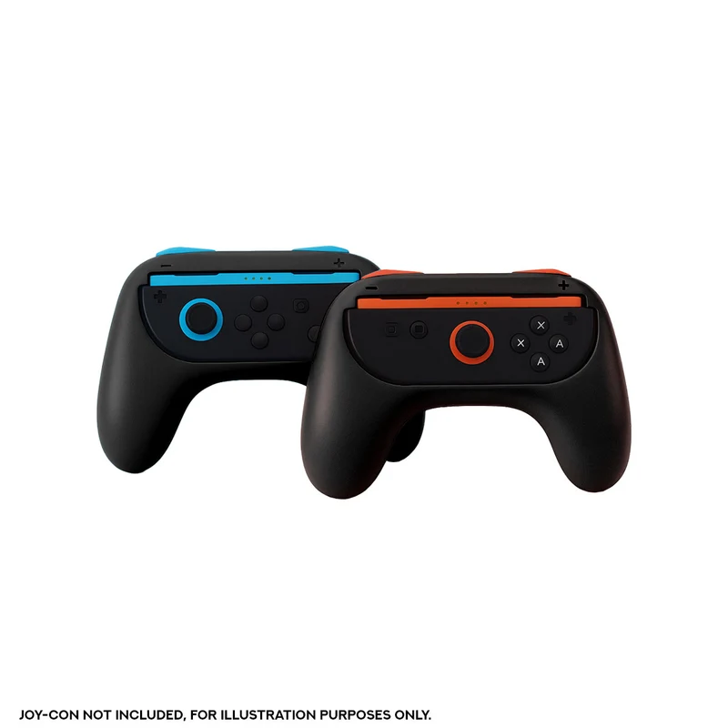 OIVO Controller Grip for Nintendo Switch 2 (IV-SW339) (Black, Blue/Orange)