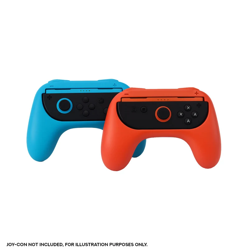 OIVO Controller Grip for Nintendo Switch 2 (IV-SW339) (Black, Blue/Orange)