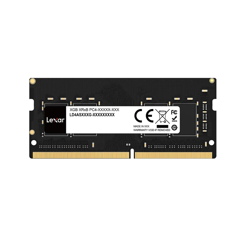 Lexar 16GB DDR4 3200MT/s CL22 SO-DIMM Laptop Memory (LD4AS016G-B3200GSST)