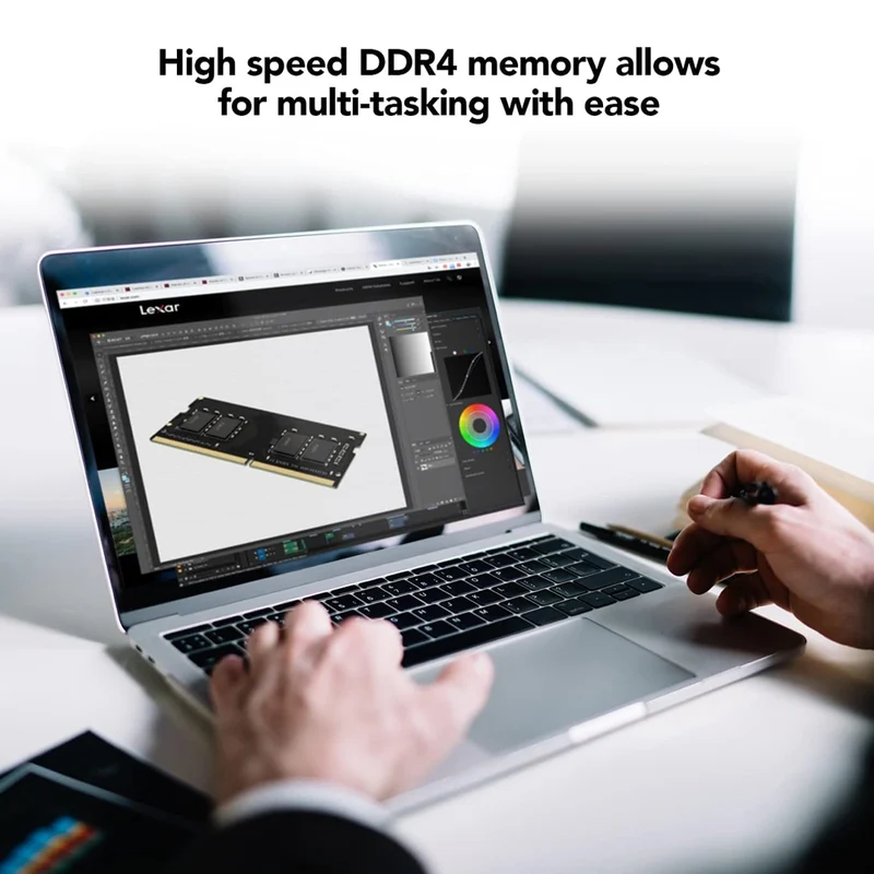Lexar 16GB DDR4 3200MT/s CL22 SO-DIMM Laptop Memory (LD4AS016G-B3200GSST)