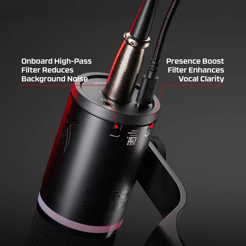 HyperX FlipCast Streaming USB/XLR Dynamic Microphone (B2CM1AA)