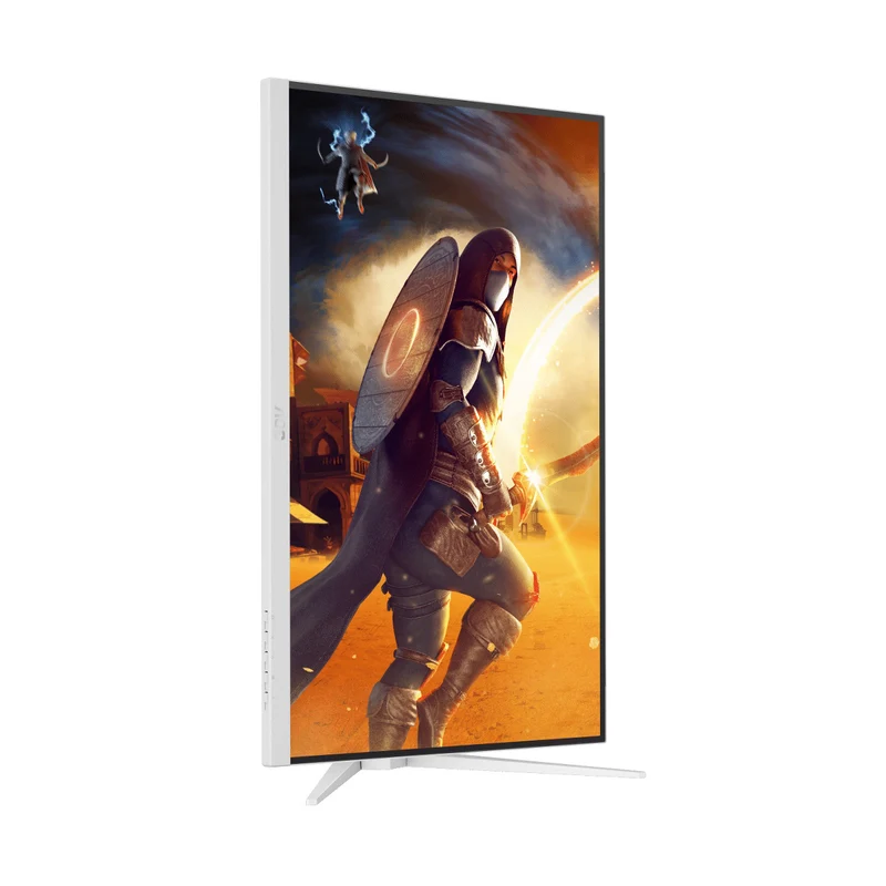 AOC Q27G4/WS/69 27" QHD (2560x1440) 200Hz 0.3ms MPRT Fast IPS Gaming Monitor with Tilt, Swivel, Pivot & Height Adjustment (White/Silver)