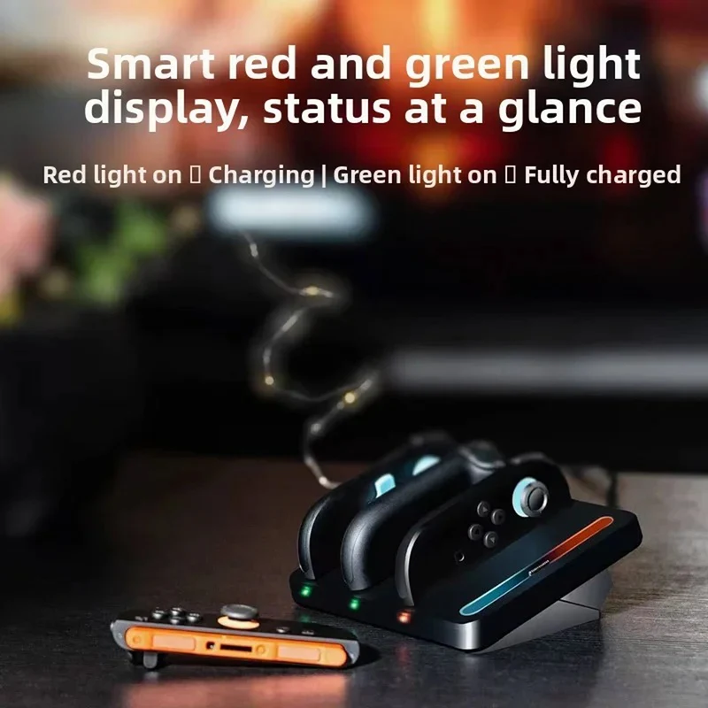 Skull & Co. Joy-Con Charging Dock for Nintendo Switch 2 (Black) (NS2CDK-BK)