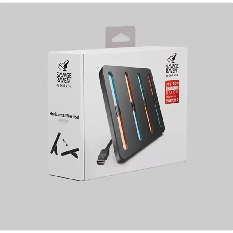 Skull & Co. Joy-Con Charging Dock for Nintendo Switch 2 (Black) (NS2CDK-BK)