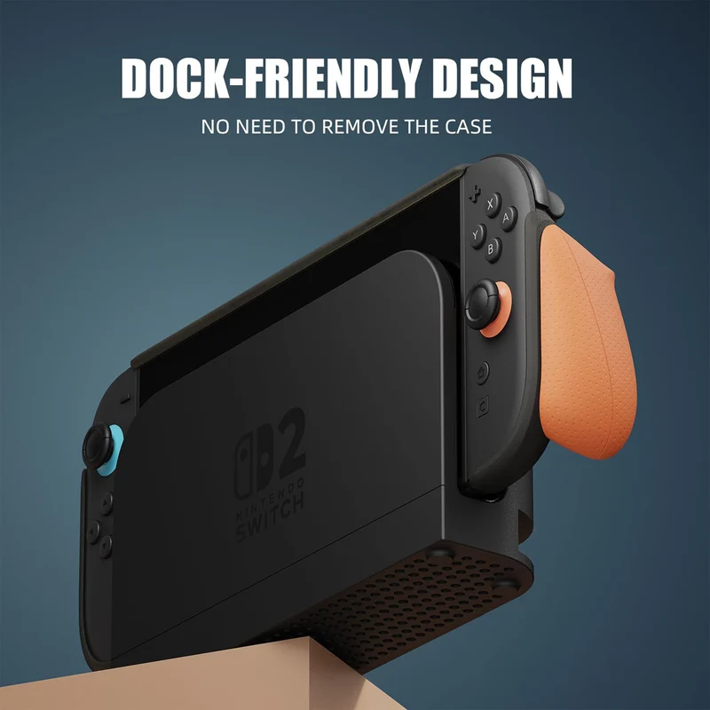 Skull & Co. Grip Case Bundle for Nintendo Switch 2 (Black) (NS2GCSET-BK)