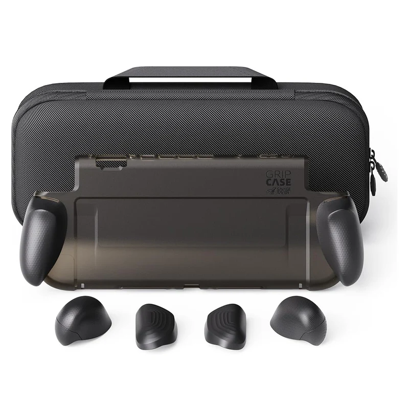 Skull & Co. Grip Case Bundle for Nintendo Switch 2 (Black) (NS2GCSET-BK)