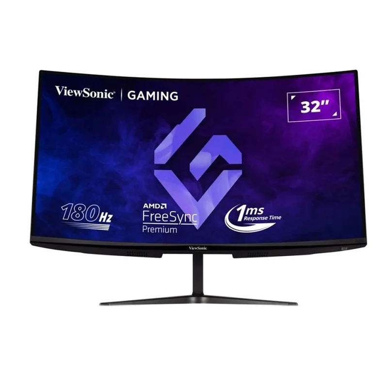 ViewSonic VX3218C-2K 32" QHD (2560x1440) 180Hz 1ms MPRT VA Curved Gaming Monitor with Tilt Adjustment