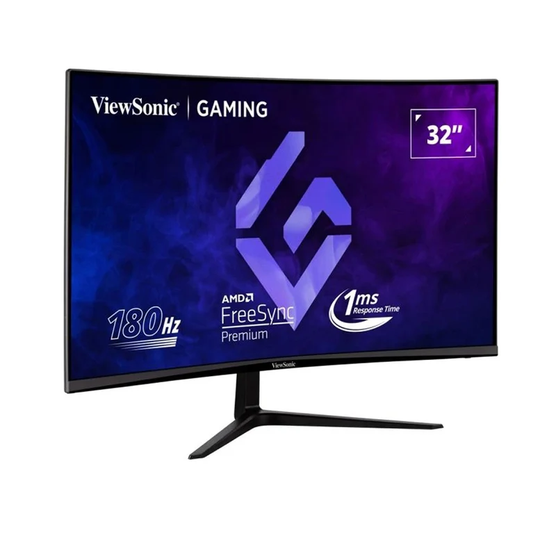 ViewSonic VX3218C-2K 32" QHD (2560x1440) 180Hz 1ms MPRT VA Curved Gaming Monitor with Tilt Adjustment