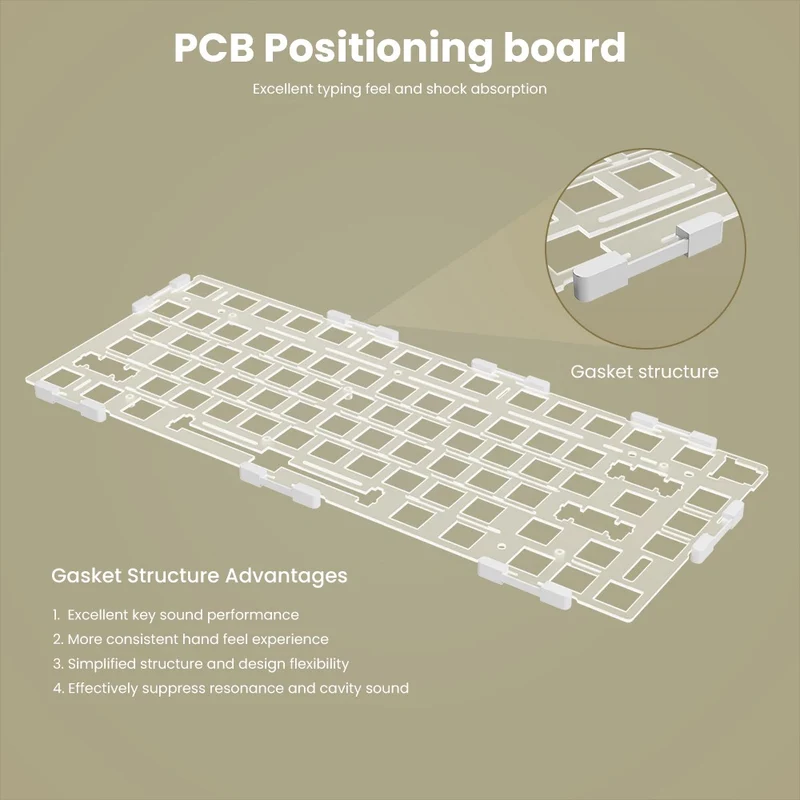 Royal Kludge RK-N99 Tri-Mode RGB 98 Keys Hot Swappable Mechanical Keyboard Palm Green (Beige, Cream, Violet Switch)