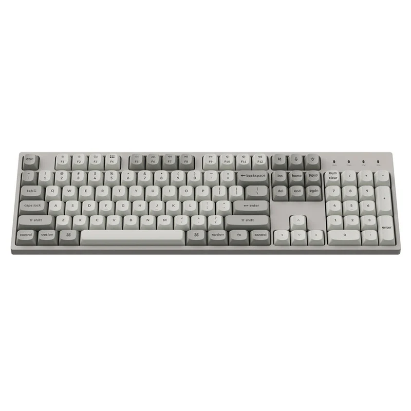 Keychron C2 Pro 8K QMK RGB Hot-Swappable Full Size Wired Custom Mechanical Keyboard (Super Brown Switch) (C2PX-M3)