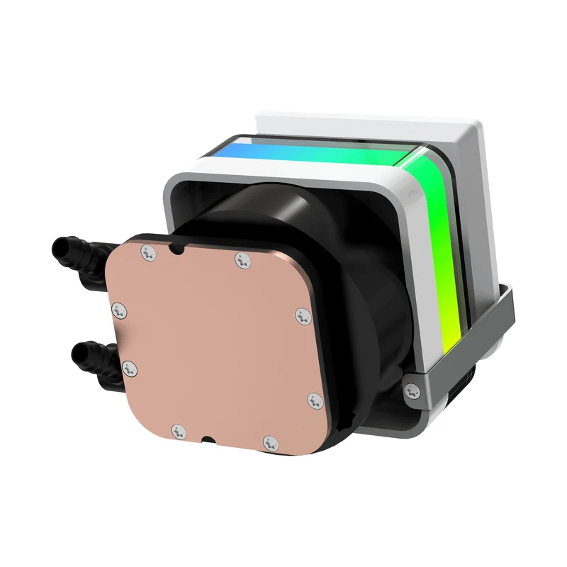 Ocypus Sigma L36 Pro 360mm ARGB AIO Liquid Cooler with 3.5" Square IPS Screen (Black, White)
