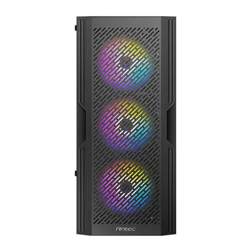 Antec AX20 Extreme ARGB ATX Mid-Tower Tempered Glass Side Panel Gaming Case (Black)