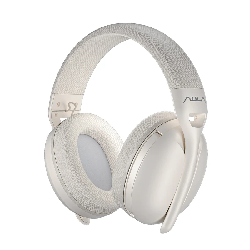 Aula Mountain S6 Wireless Gaming Headset (Milk Tea)