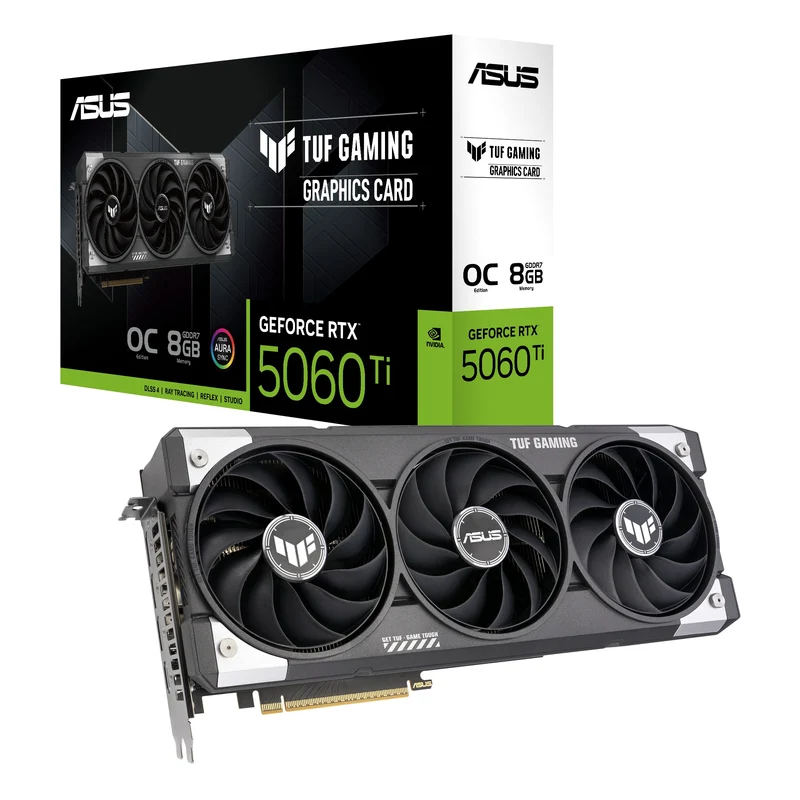 Asus TUF Gaming Geforce RTX 5060 TI 8GB GDDR7 OC Edition Graphics Card