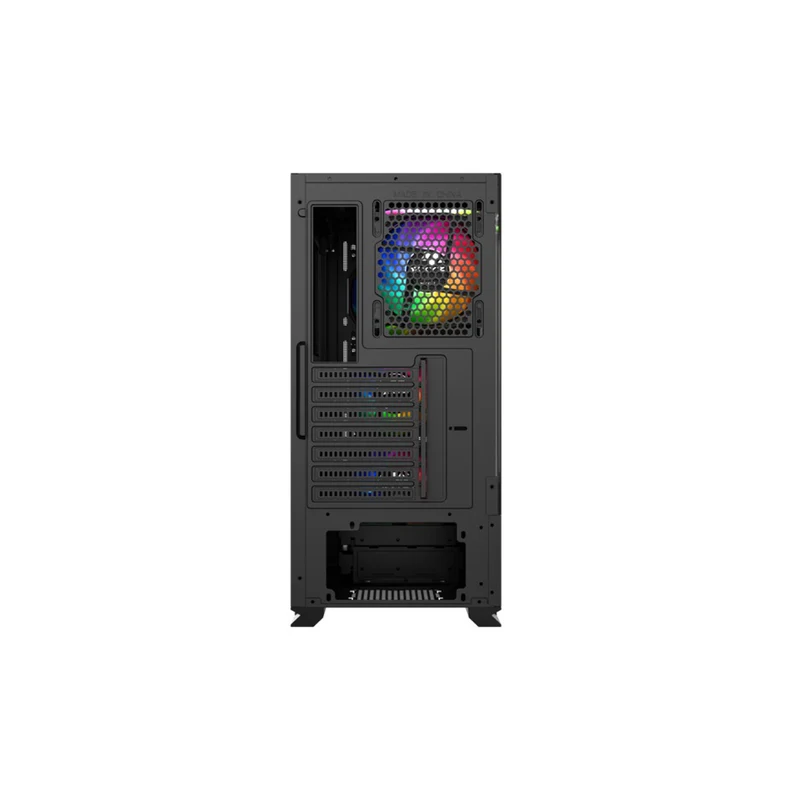 XYZ Airone 300 X MESH ATX PC Case with 6 Pre-Installed 120mm ARGB Fans (Black) (X-CS-AIRONE3XM-B) (XYZ-SA-961)